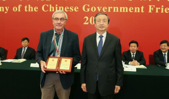 Jean-Louis Rolot et le Vice-Premier Ministre chinois Ma Kai