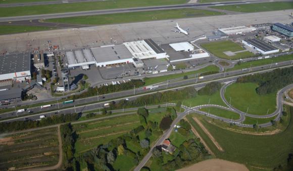 Liege Airport in Wallonia 