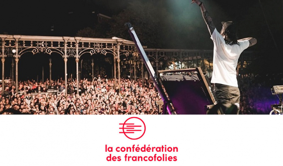 Francofolies de Spa 2019 (c) Jérome Van Belle - WBI - Logo (c) La Confédération des Francofolies