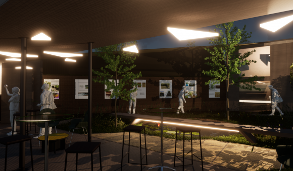 Le futur pavillon-jardin de la Belgique aux Floriades d'Almere (NG-Lab)